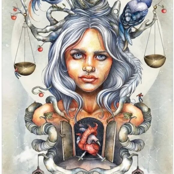 Lorenzi Tarot 78 card tarot 100 page color guidebook 78-card tarot deck CAT-atud - Picture 7 of 12